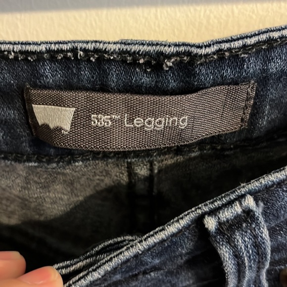 Levi’s 535 denim legging size 7 M or 4 - Picture 4 of 5